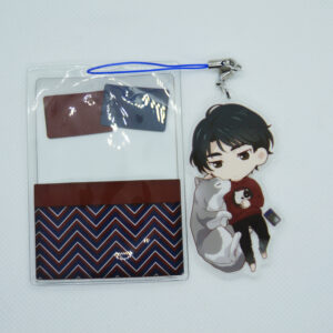 Yuri on Ice - Seung Gil Lee i Pies - Breloczek akrylowy