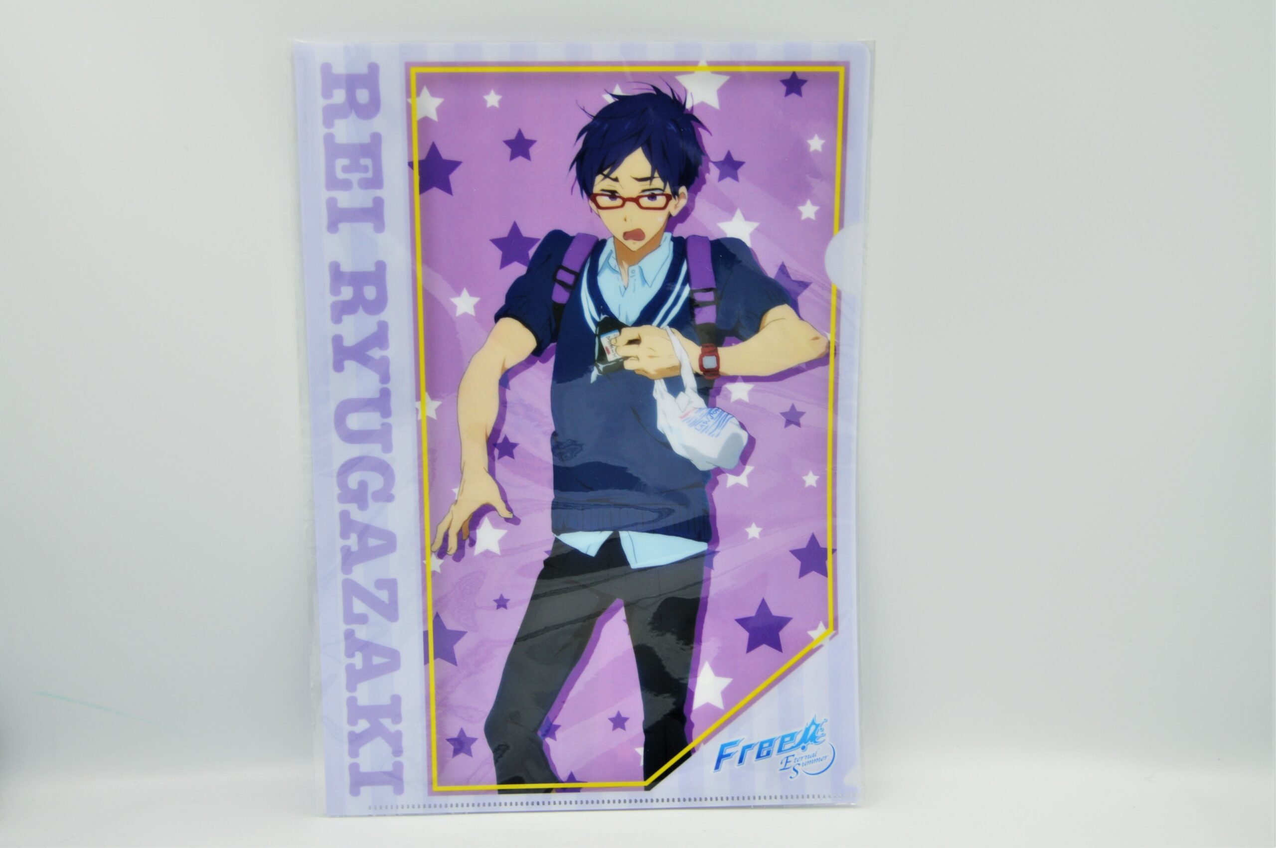 Rei Ryugazaki Free Set of 2 NEW Official Japanese A4 clear file