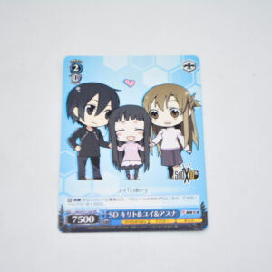 Sword Art Online - Kirito & Yui & Asuna, SD - Karta Weiss Schwarz - SAO/S71-104 PR
