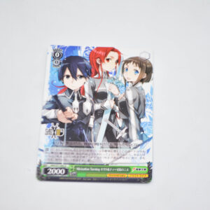 Sword Art Online Alicization - Kirito & Tiese & Ronye, Alicization Turning - Karta Weiss Schwarz - SAO/S71-042 U