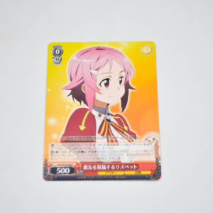 Sword Art Online - Lizbeth, Blessing Dear Friend - Karta Weiss Schwarz - SAO/S20-048 R