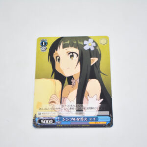 Sword Art Online Vol.2 - Yui, Simple Answer - Karta Weiss Schwarz - SAO/S26-074 C