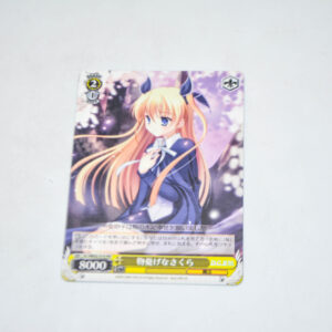 Da Capo II P.C. Extra - Sakura, Feeling Languid - Karta Weiss Schwarz - DC/WE02-019 PR