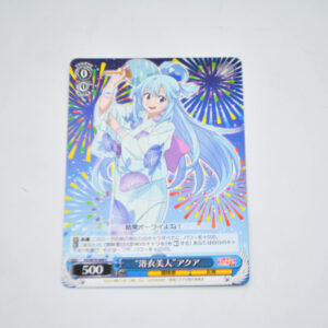 Kono Subarashii Sekai ni Shukufuku wo! - "Beauty in Yukata" Aqua - Karta Weiss Schwarz - KS/W76-088 C