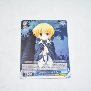 Da Capo III - Sakura, Important things - Karta Weiss Schwarz - DC3/W18-073 R