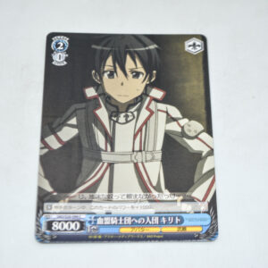 Sword Art Online - Kirito, Becoming Member of Knights of the Blood - Karta Weiss Schwarz - SAO/S20-094 C