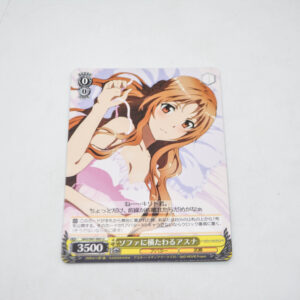 Sword Art Online - Asuna, Lying Across the Sofa - Karta Weiss Schwarz - SAO/S20-003 R
