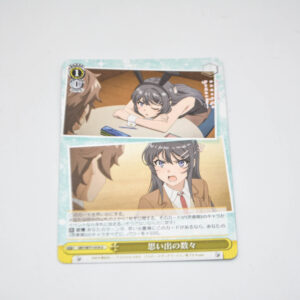 Seishun Buta Yarou wa Bunny Girl Senpai no Yume wo Minai - Many Memories - Karta Weiss Schwarz - SBY/W77-019 U