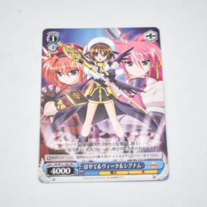 Magical Girl Lyrical Nanoha A's - Hayate & Vita & Signum - Weiss Schwarz - NA/W12-106 PR