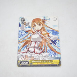 Sword Art Online - Asuna, Beginning of Battle - Karta Weiss Schwarz - SAO/S20-T02 TD