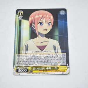 The Quintessential Quintuplets - Ichika Nakano, Speaking of Her Memories - Karta Weiss Schwarz - 5HY/W101-019 C