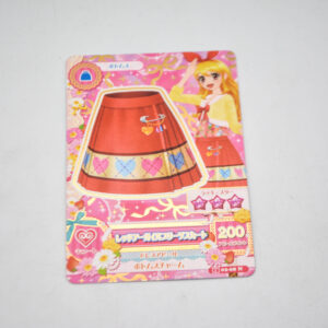 Aikatsu Stars! - Red Pleated Argyle Skirt - Karta Aikatsu - 1502-08