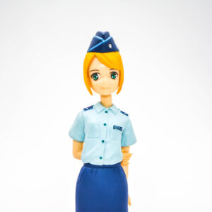 Female Self-Defense Force Series Vol. 3.5 - Hinode Kumosai z kartą postaci - Regular Winter Uniform, Casual Cap, Simple Sweater
