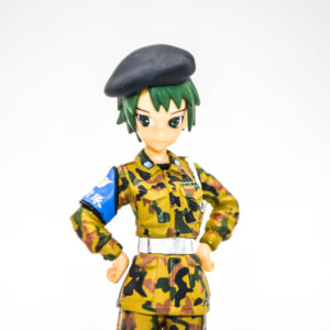Female Self-Defense Force Series Vol. 3.5 - Kiyomi Hayato z kartą postaci - Camuflage Clothing with Dog